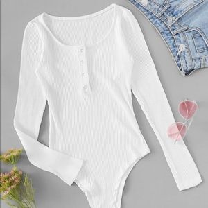Scooped neck bodysuit